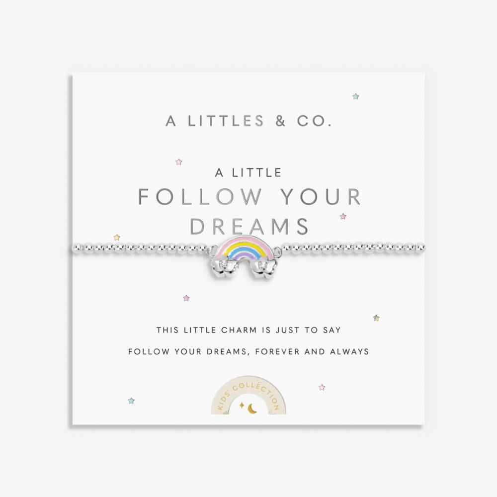 A Littles & Co Silver Plated Bracelet | Follow Your Dreams
