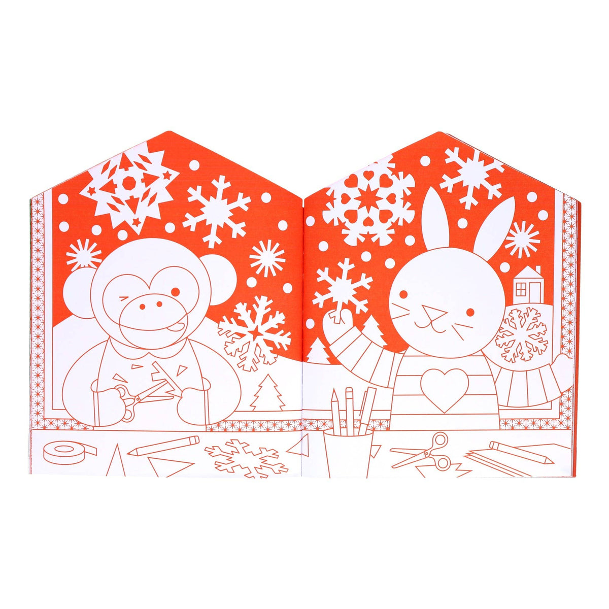 Chronicle Books - Christmas Coloring Book + Stickers