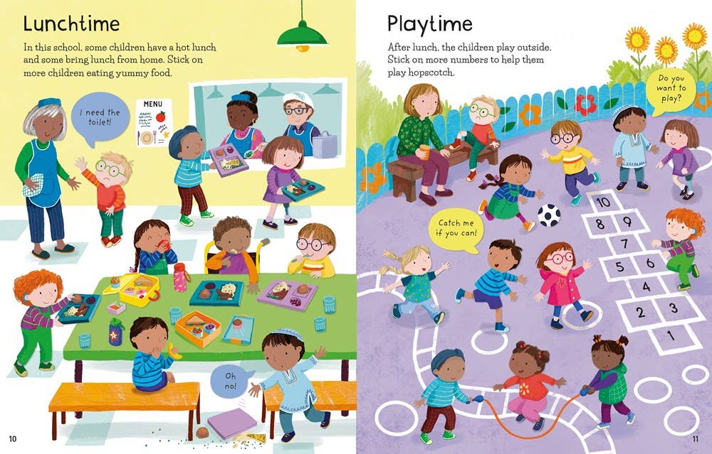 First Sticker Book Starting Kindergarten