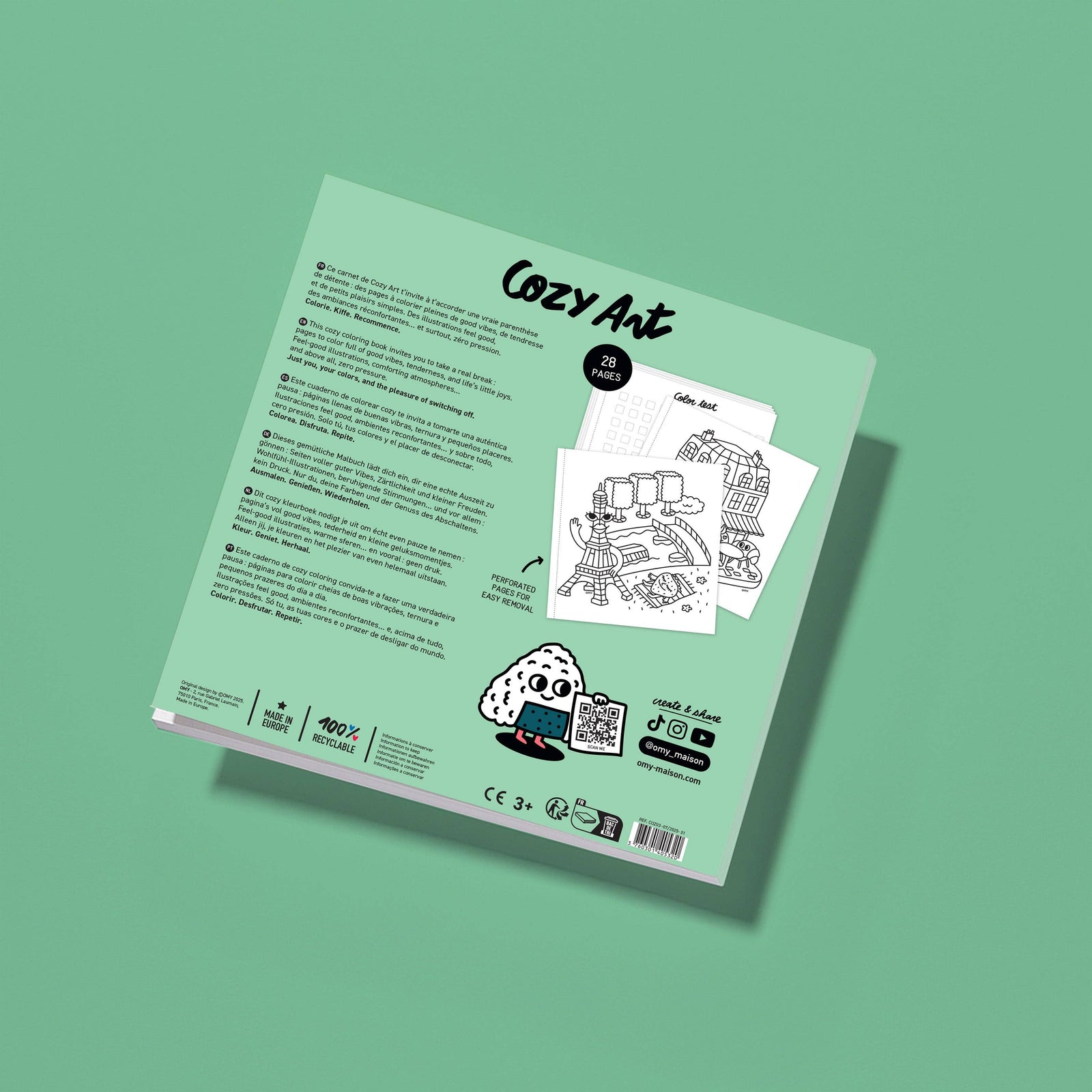 OMY Cozy Coloring Book | Paris
