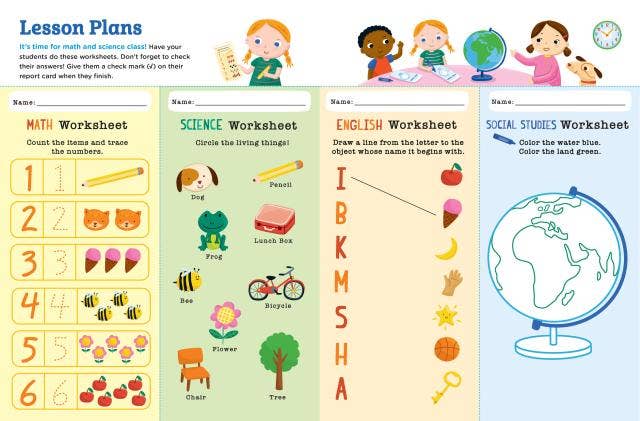 I Want to Be a Teacher Activity Book