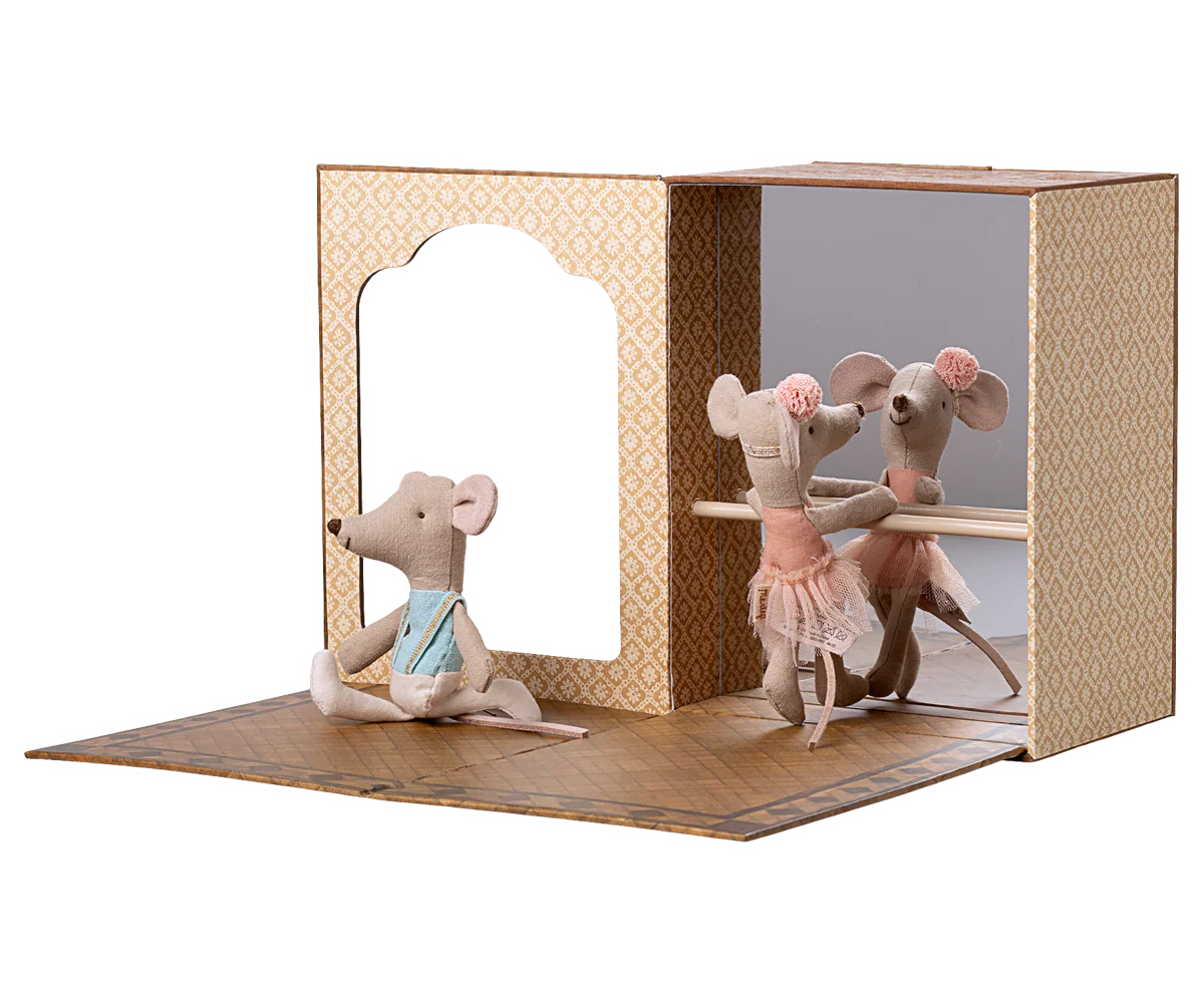 Maileg Ballet Mice in Dance Studio | Little Brother + Sister
