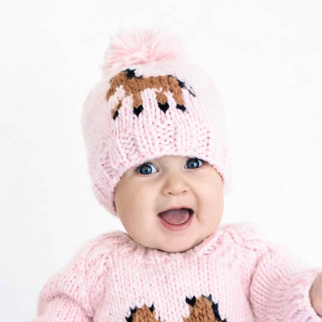 Pony Beanie Hat | Blush