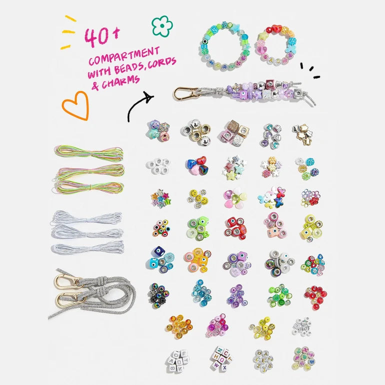 Bauble Bar Kids Dream Duo DIY Kit | Clear Gem Case