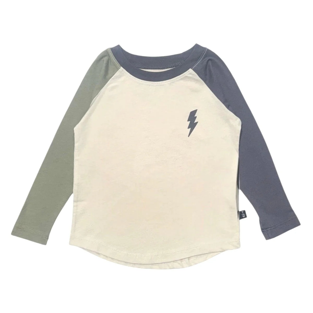 Tiny Whales Bolt Raglan Longsleeve Tee