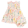 Pink Chicken Baby Girls Stevie Dress Set | Watercolor Bows