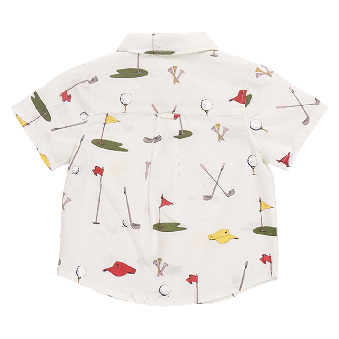 Pink Chicken Boys Jack Shirt | Golf Tournament