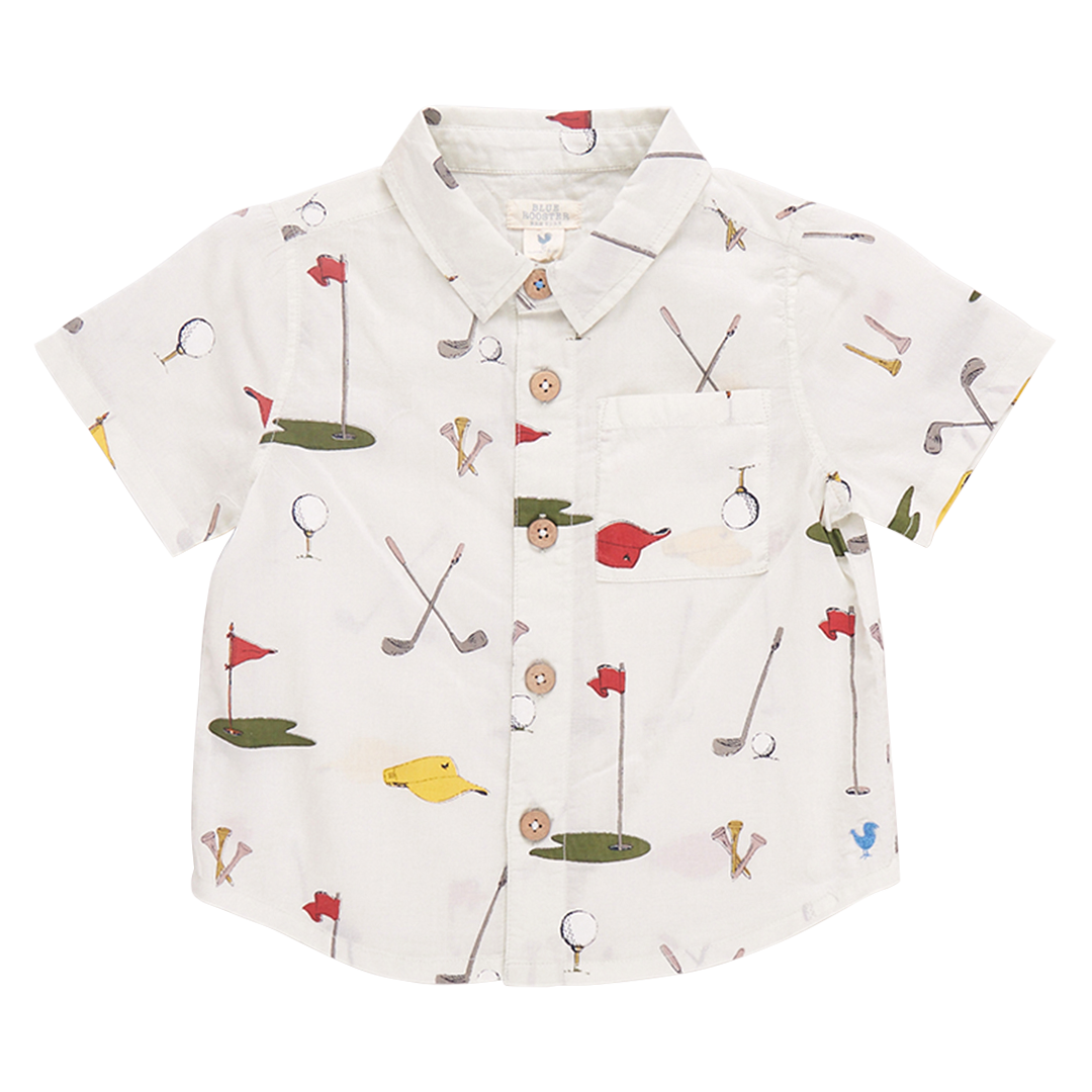Pink Chicken Boys Jack Shirt | Golf Tournament