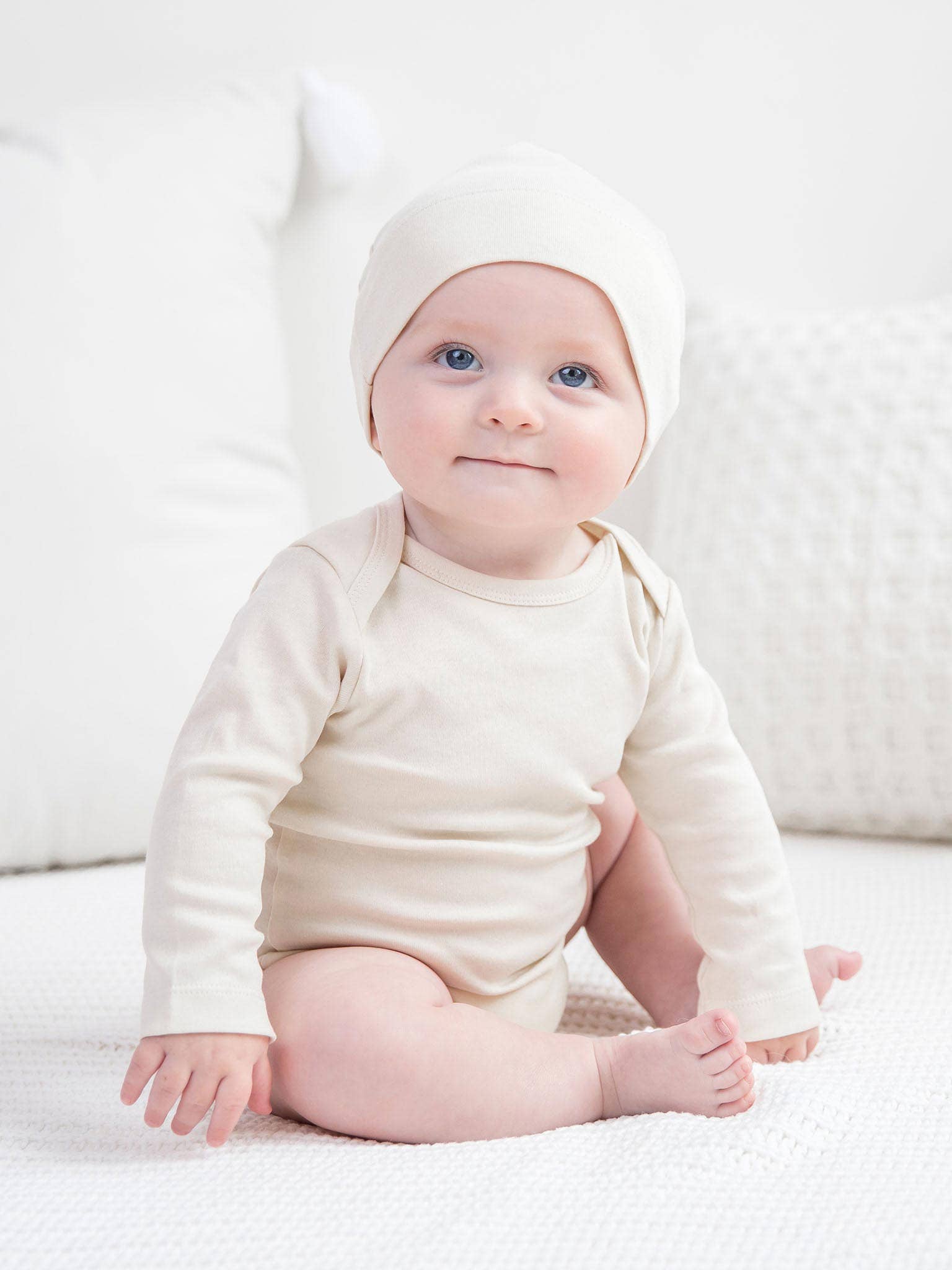Colored Organics Classic Long Sleeve Bodysuit | Natural