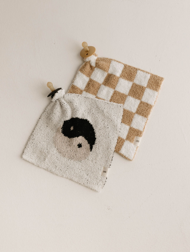 Baby Blanket Lovey | Yin-Yang Black & White
