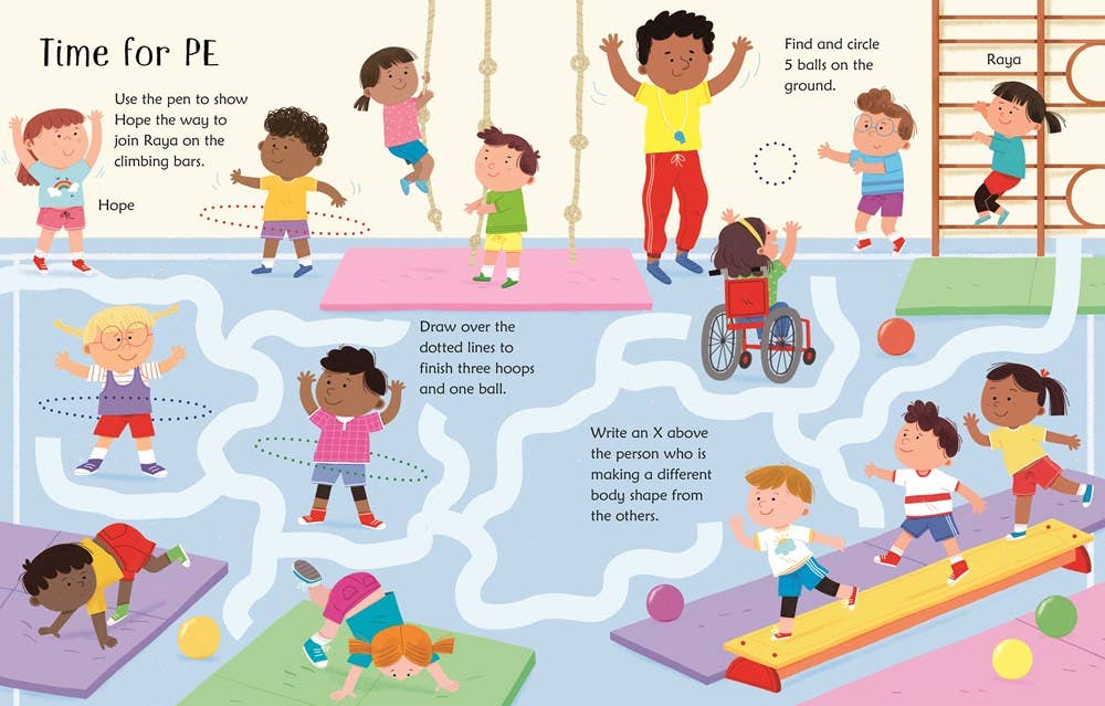 Wipe-Clean Starting School Activities