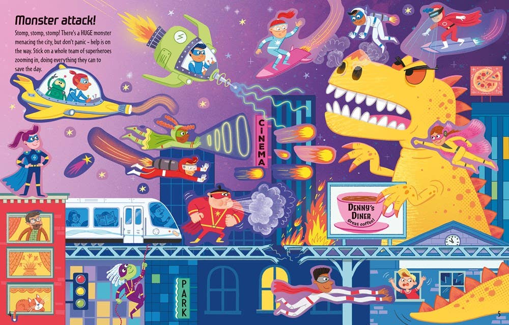 Usborne First Sticker Book | Superheroes