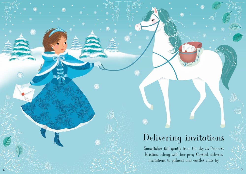 Usborne Little Sticker Dolly Dressing | Snow Princess