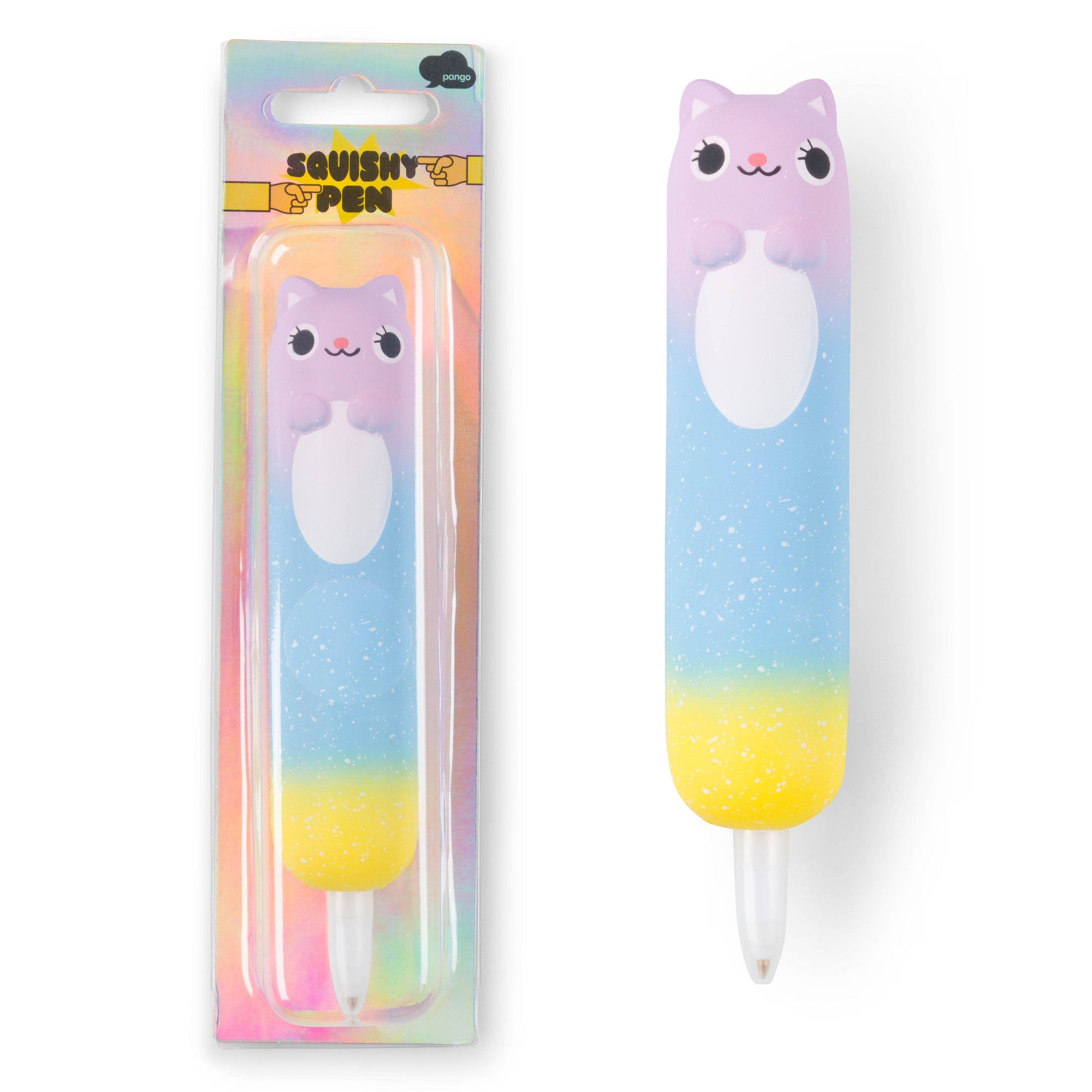 Rainbow Ombre Squishy Cat Pen