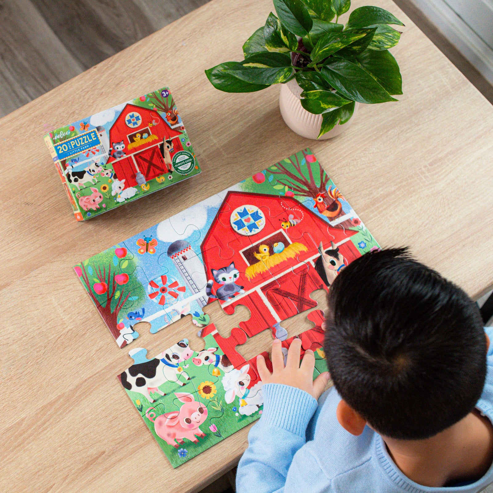 eeBoo Little Farm Puzzle