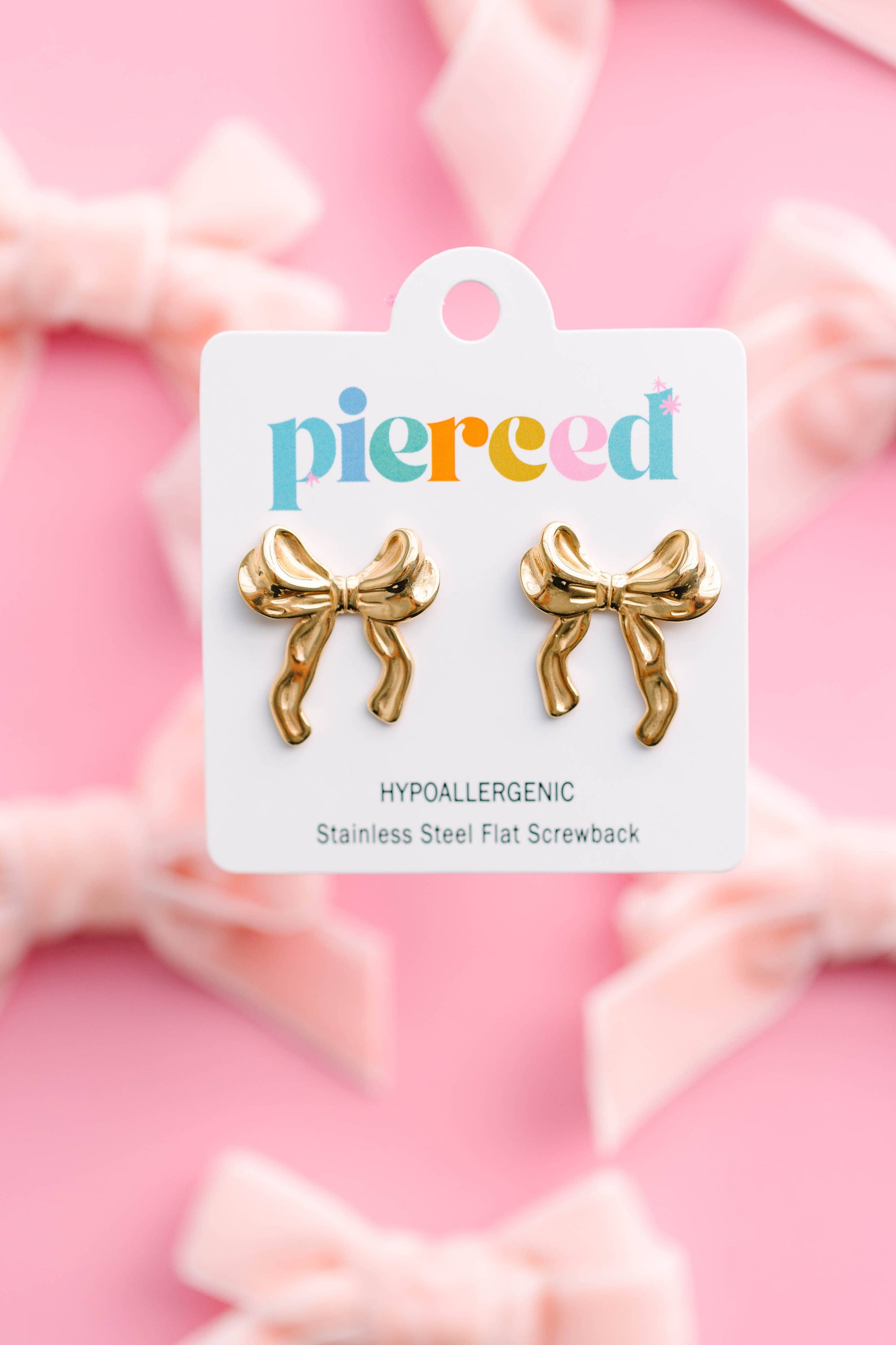Pierced Co. Jumbo Bows Earrings