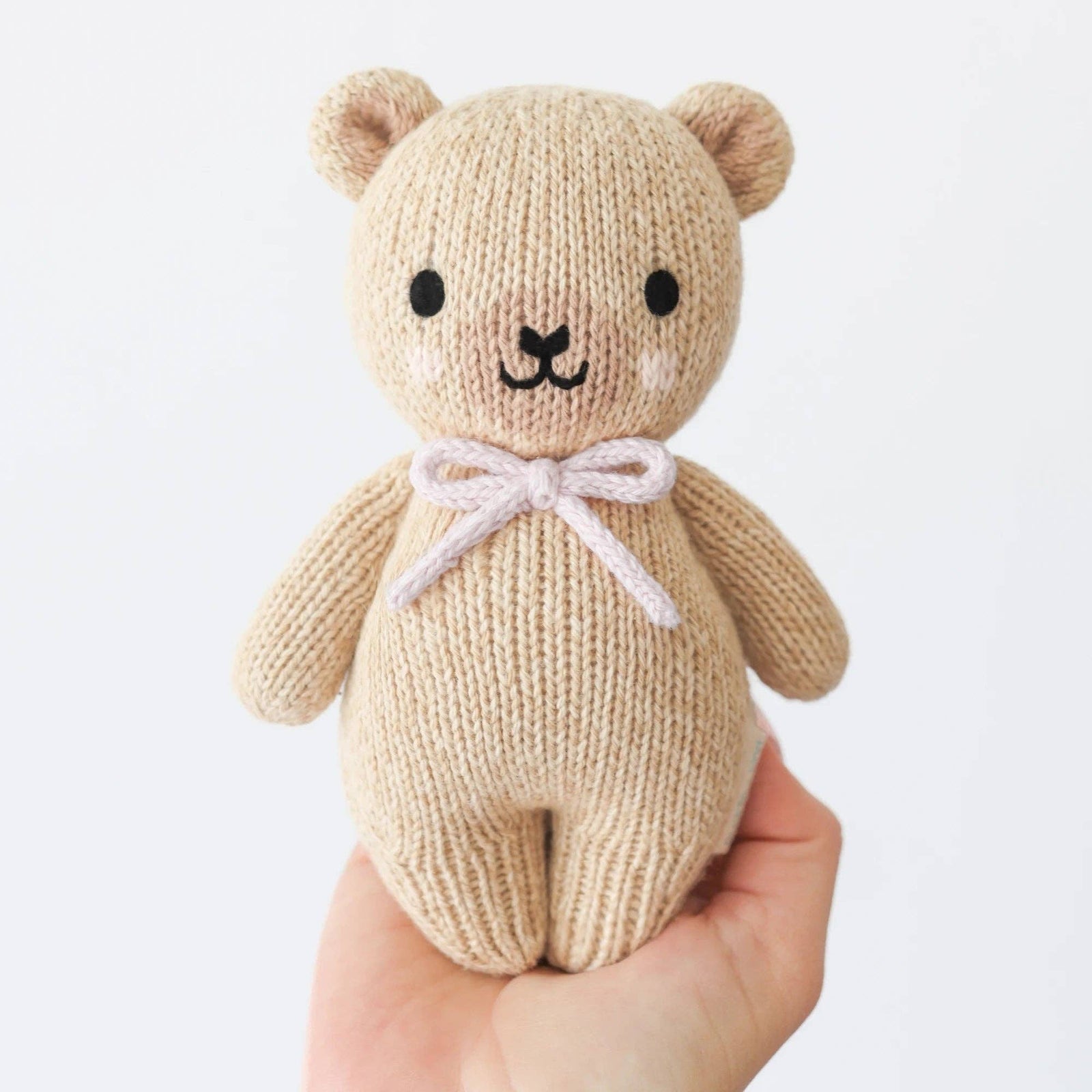 cuddle+kind Baby Honey Bear | Lavender Bow