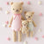 cuddle+kind Baby Honey Bear | Lavender Bow