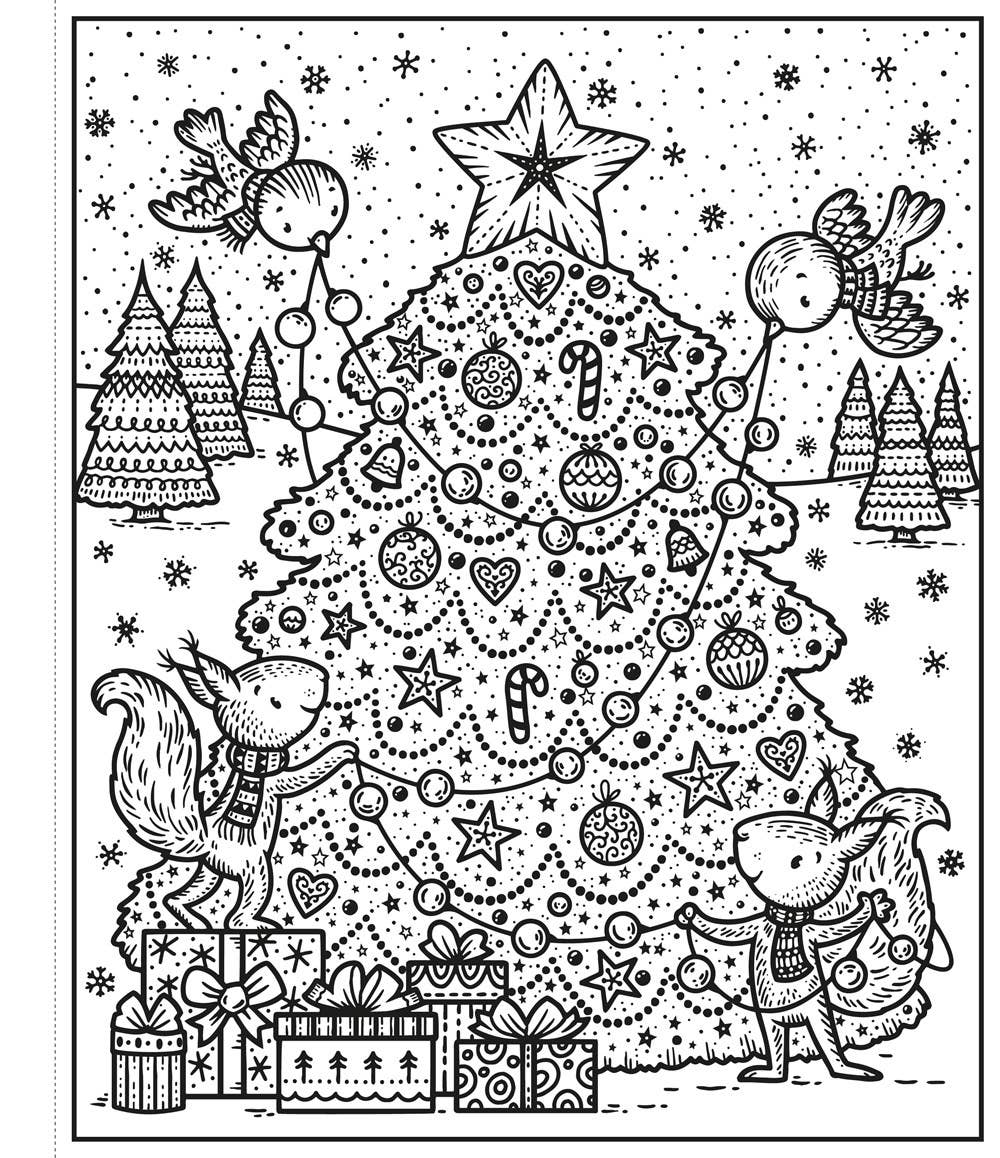 Enchanted Christmas Magic Painting Book