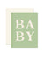 Spring Green Baby Blooms Greeting Card