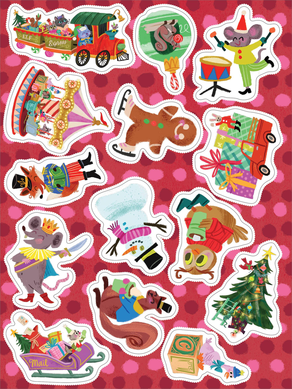 eeBoo Christmas Sticker Book