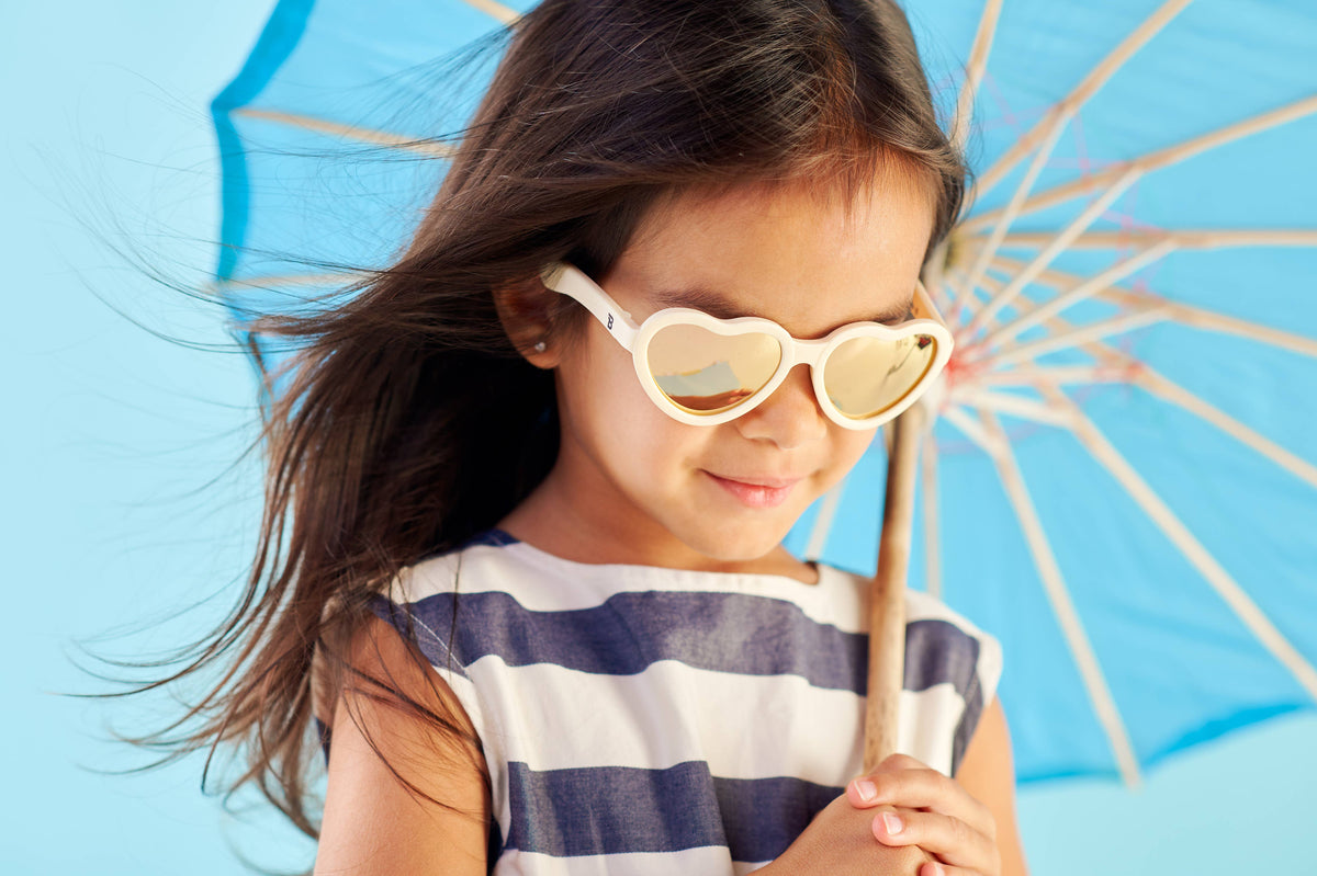 Babiators Polarized Heart Sunglasses | Sweet Cream