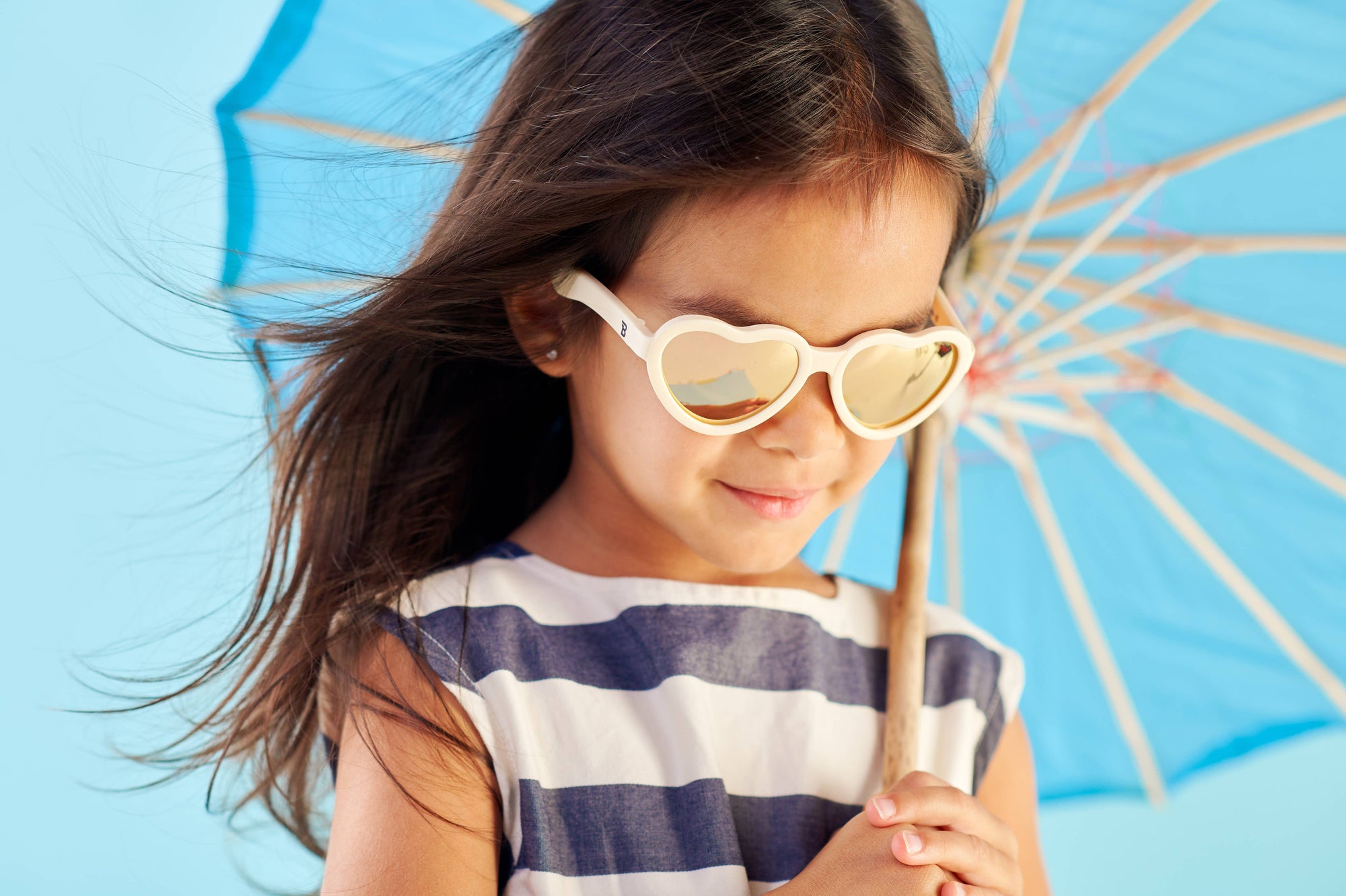 Babiators Polarized Heart Sunglasses | Sweet Cream