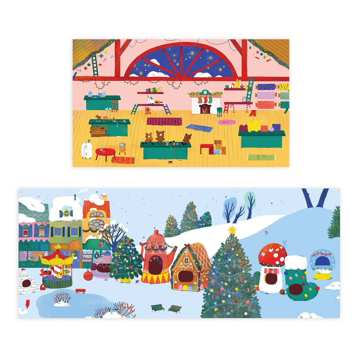 Christmas Village | Sticker Reusable