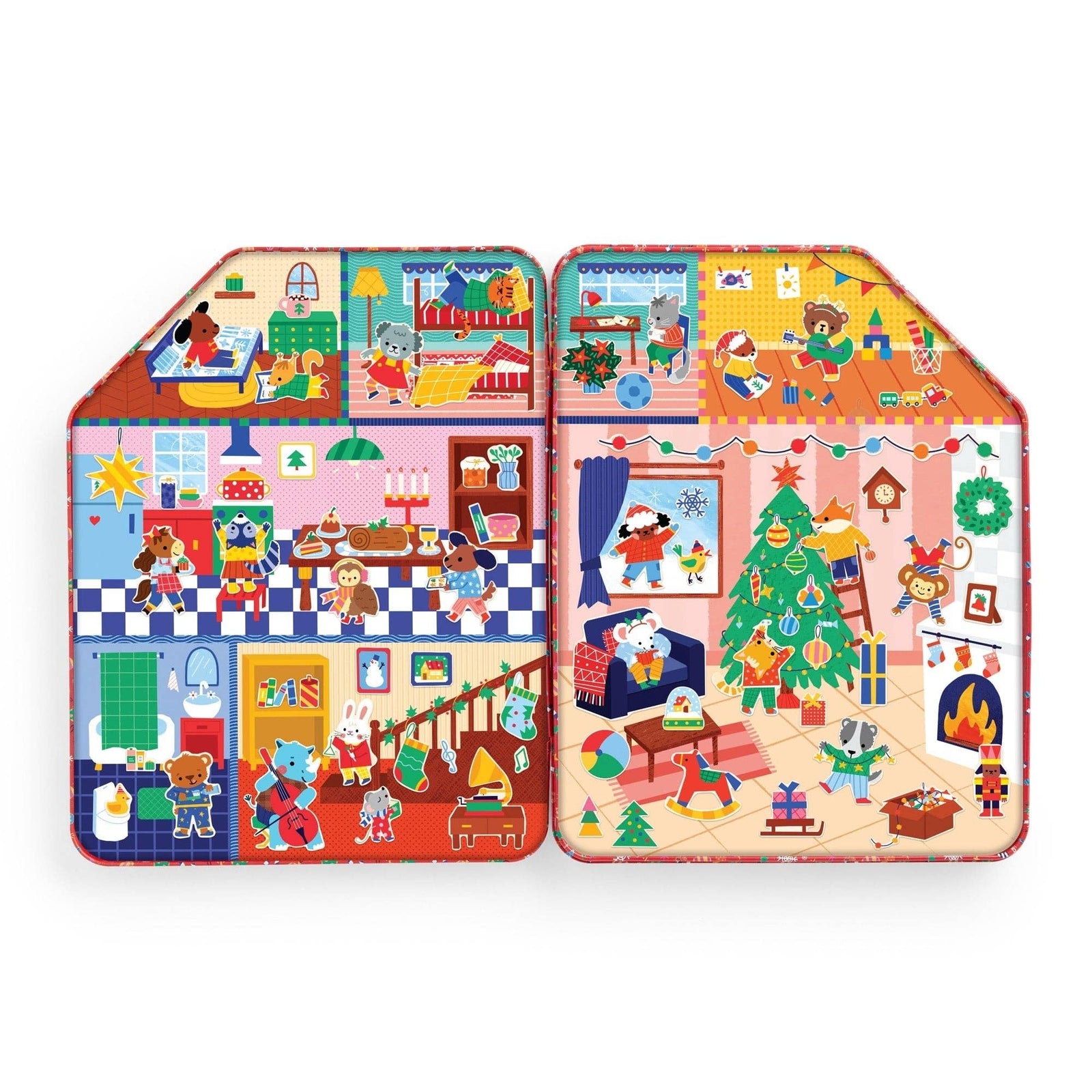 Chronicle Books - Merry & Bright Magnetic Playhouse