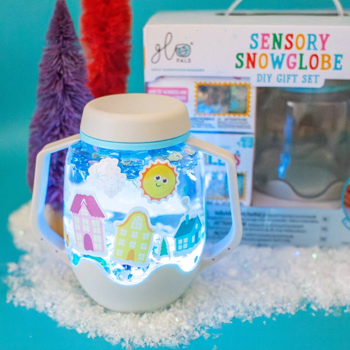 Glo Pals Sensory Snow Globe Gift Set