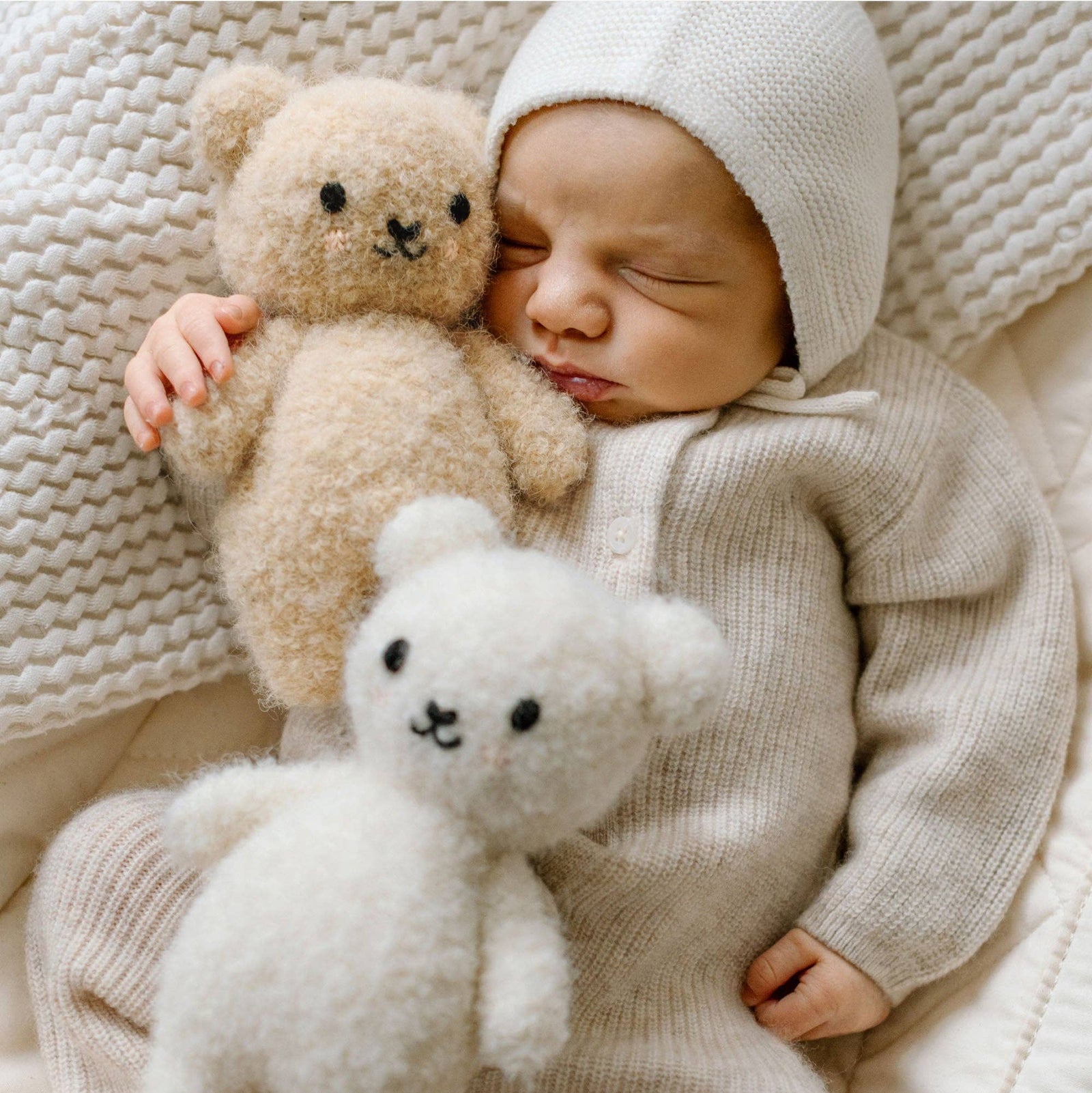 cuddle+kind Baby Bouclé Bear | Honey