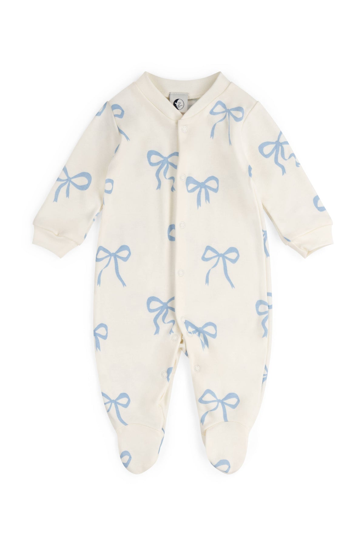 Sleepy Doe Baby Sleepsuit | BLUE BOWS