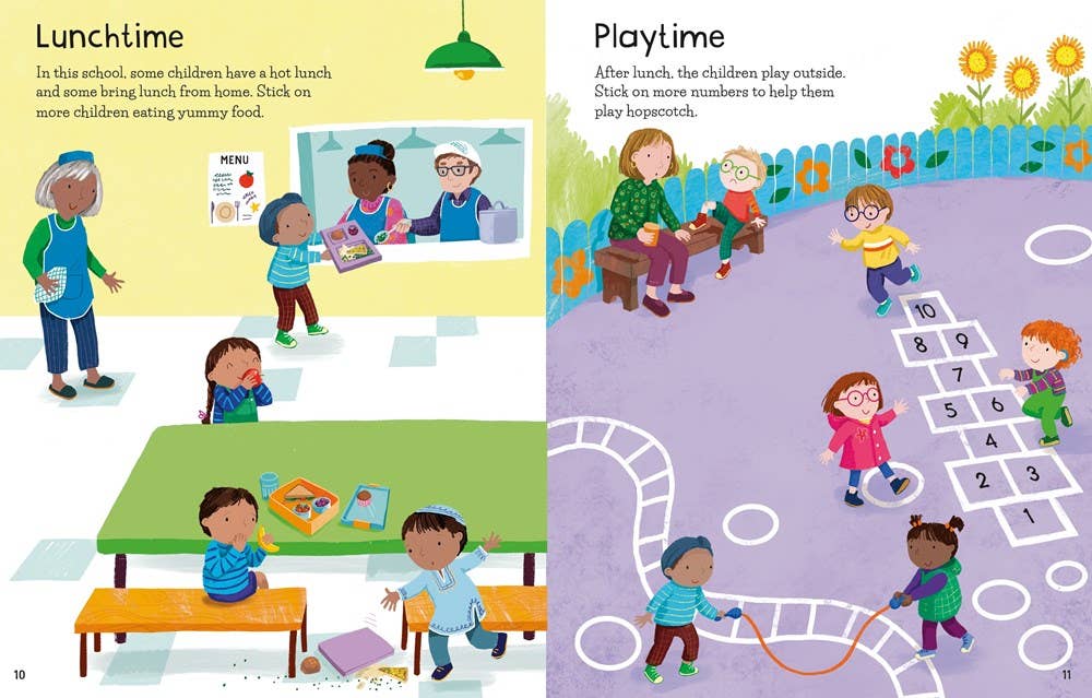 First Sticker Book Starting Kindergarten