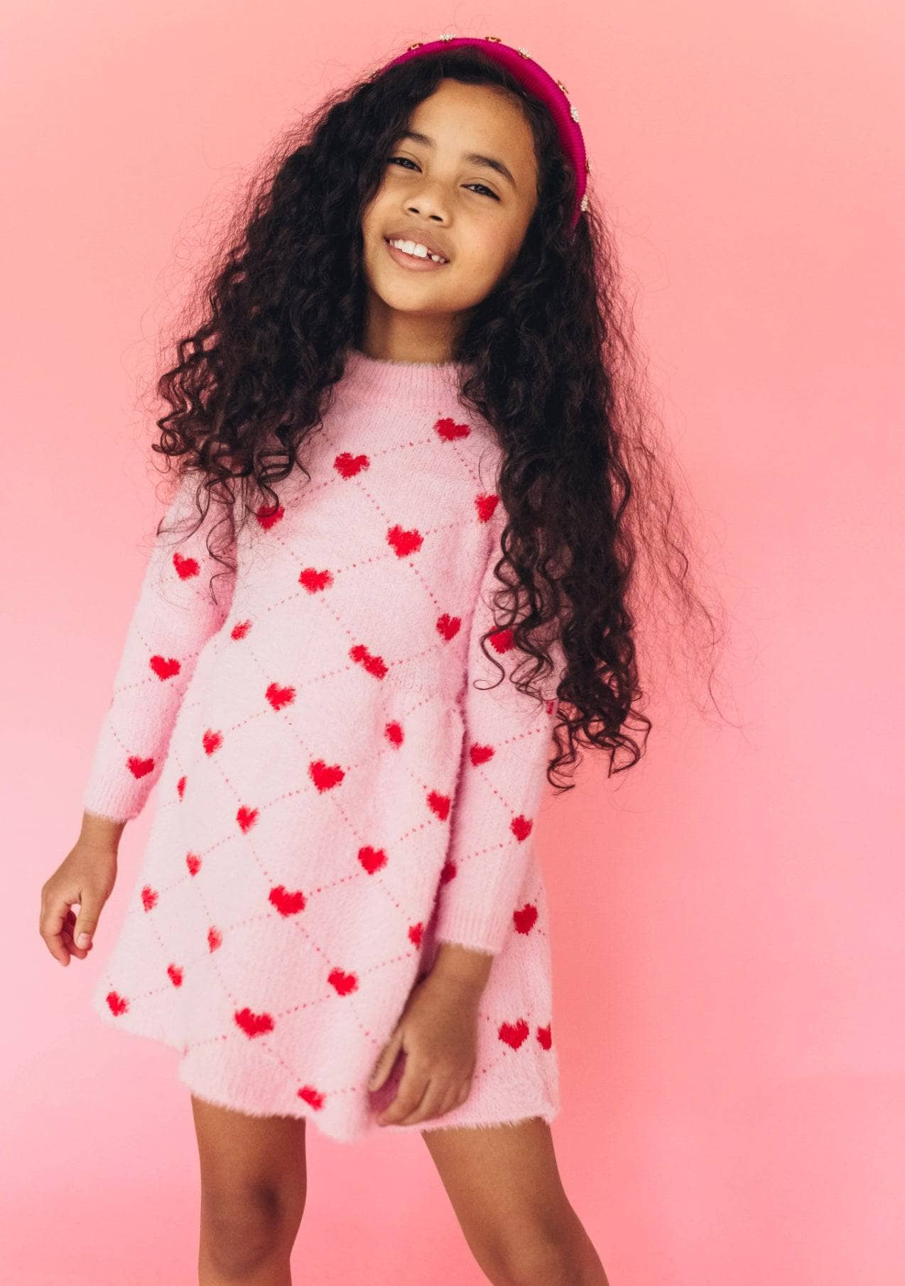 Lola and the Boys Sweetheart Sweater Dress