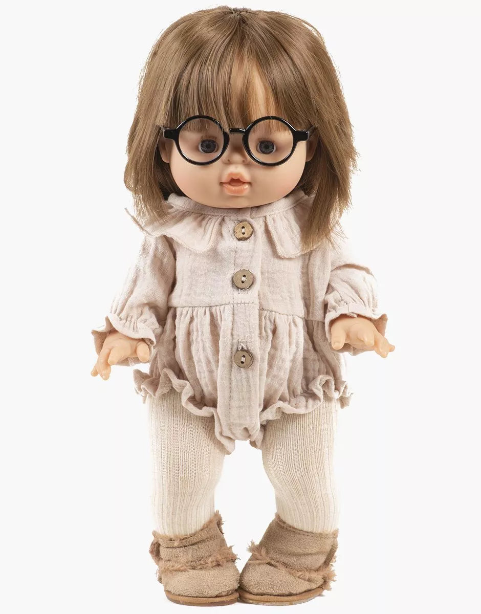 Minikane Gauze Romper | Putty