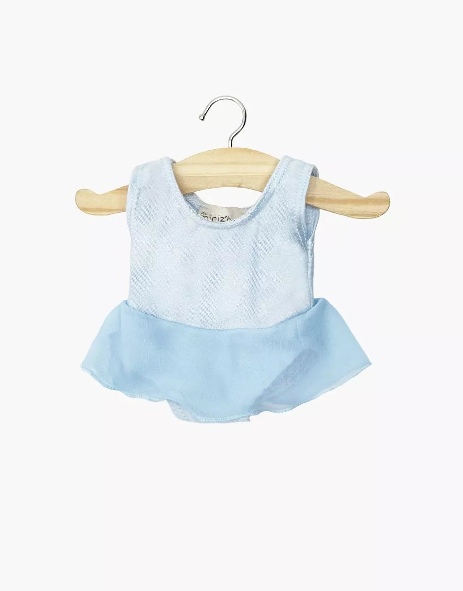 Minikane Ruffled Leotard | Sky Blue