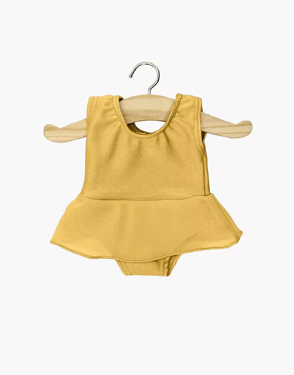 Minikane Ruffled Leotard | Gold