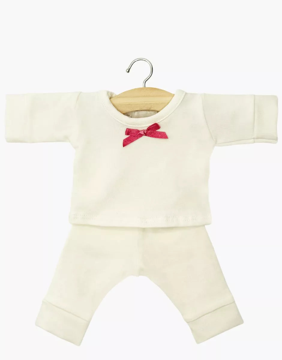 Minikane Pajama Set | White