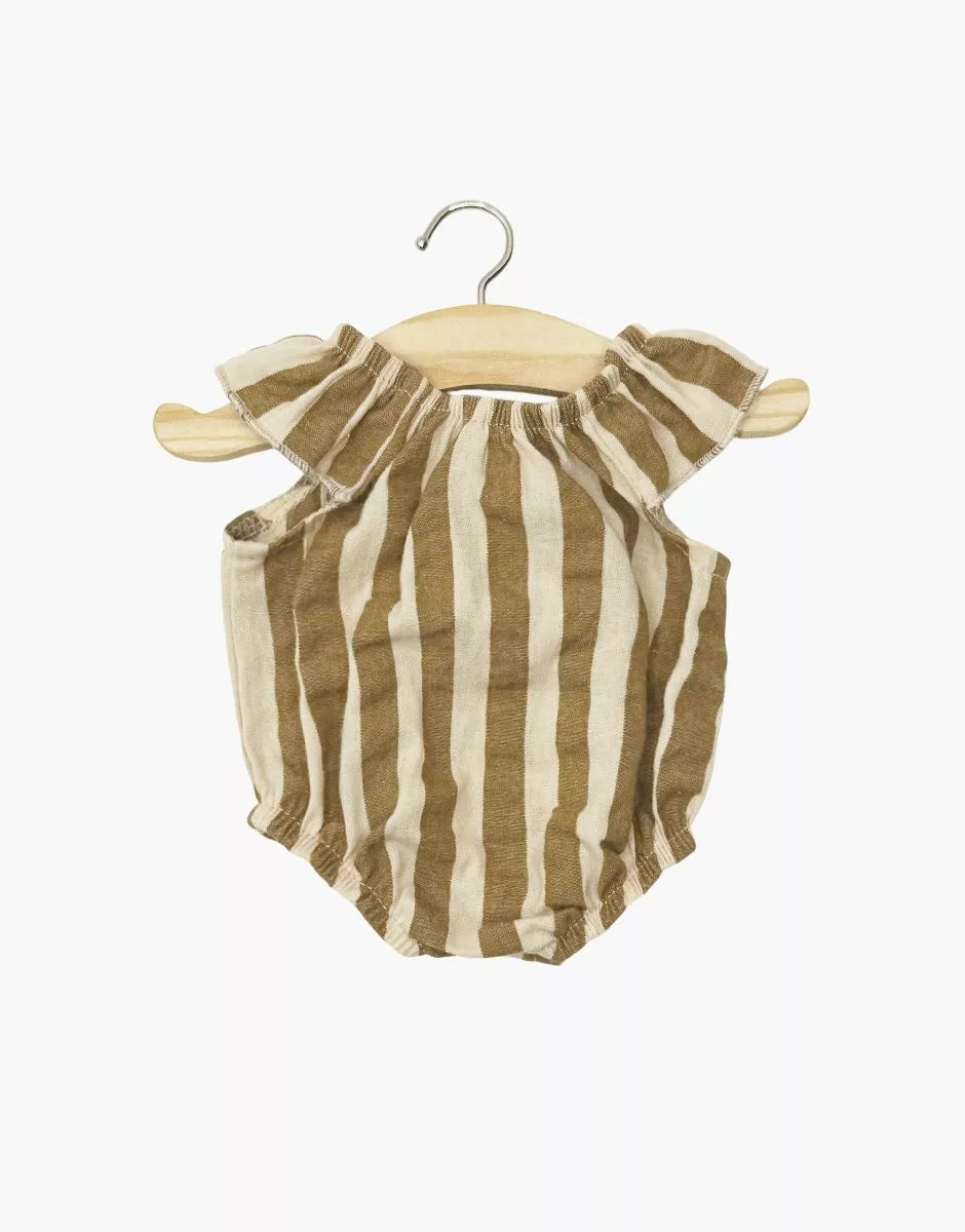 Minikane Cotton Romper | Clara Stripes