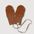 Finch & Fable Wool Sherpa Mittens | Chestnut