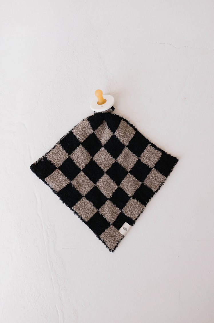 Baby Blanket Lovey | Checkmate Checkerboard