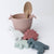 Dino Silicone Beach Toy Set | Pink Bucket