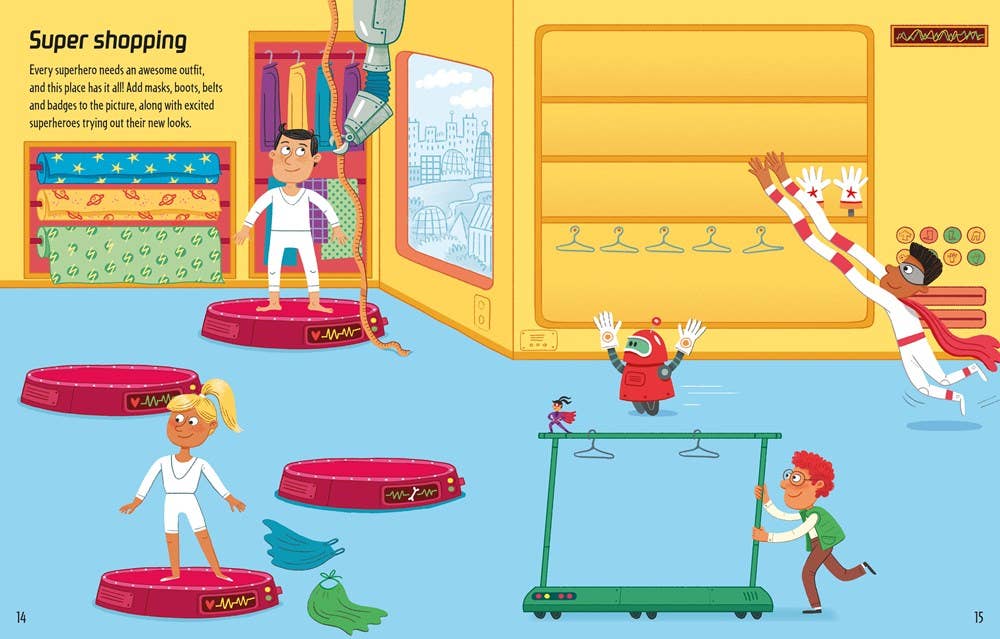 Usborne First Sticker Book | Superheroes