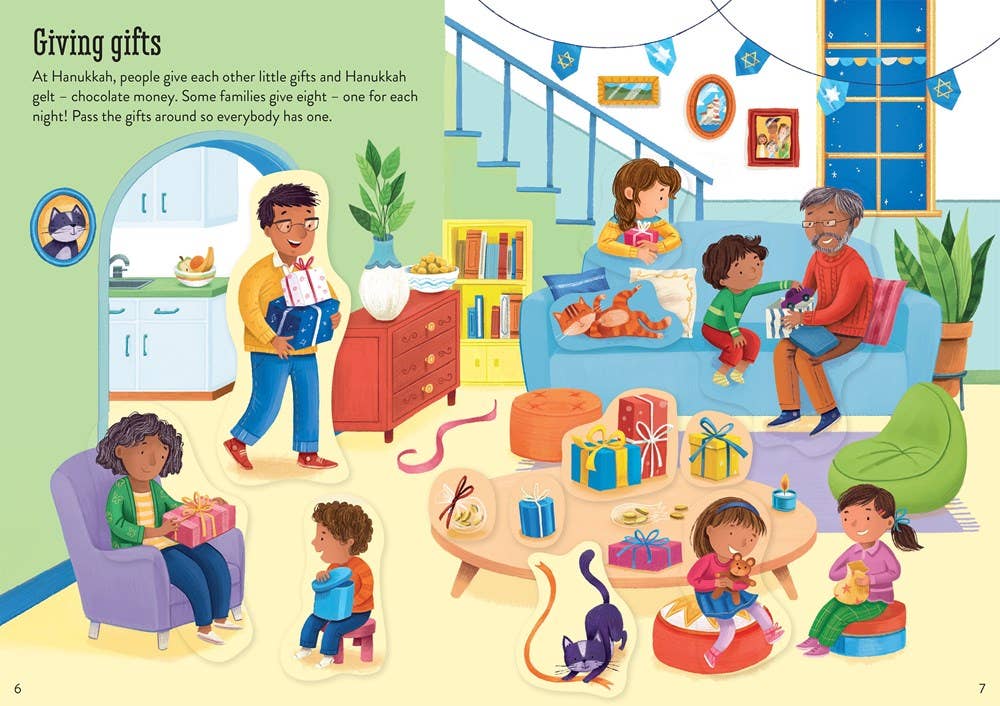 Little First Stickers Hanukkah : Usborne