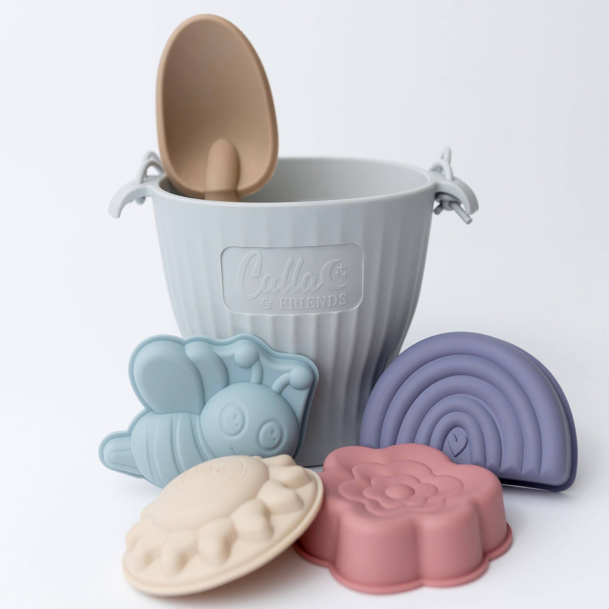 Silicone Beach Toy Set | Rainbow Beach