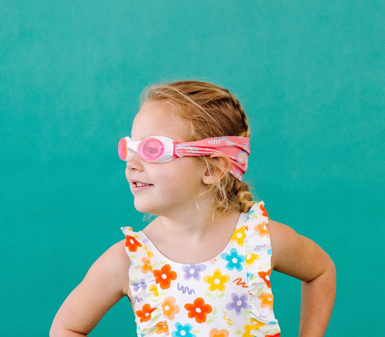 Splash Place Swim Goggles | Over The Rainbow
