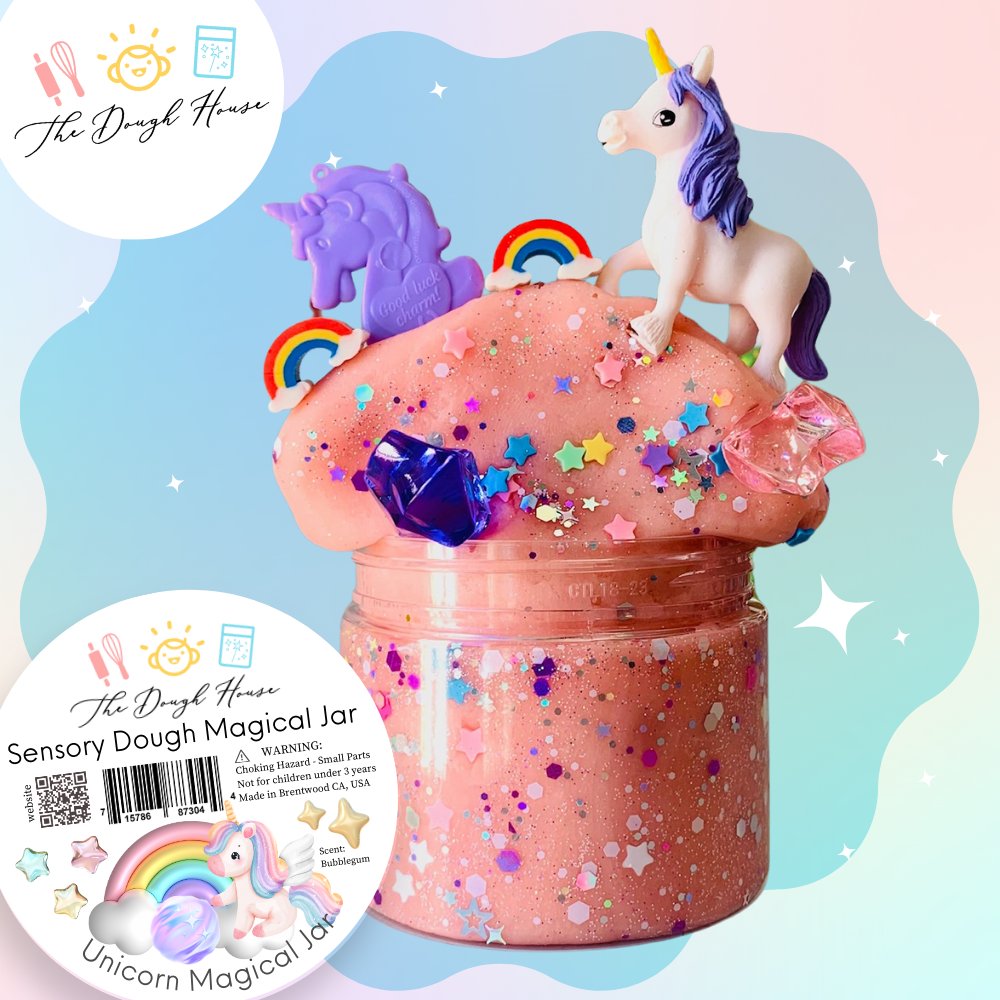 The Dough House Fun Size Magical Jars | Unicorns