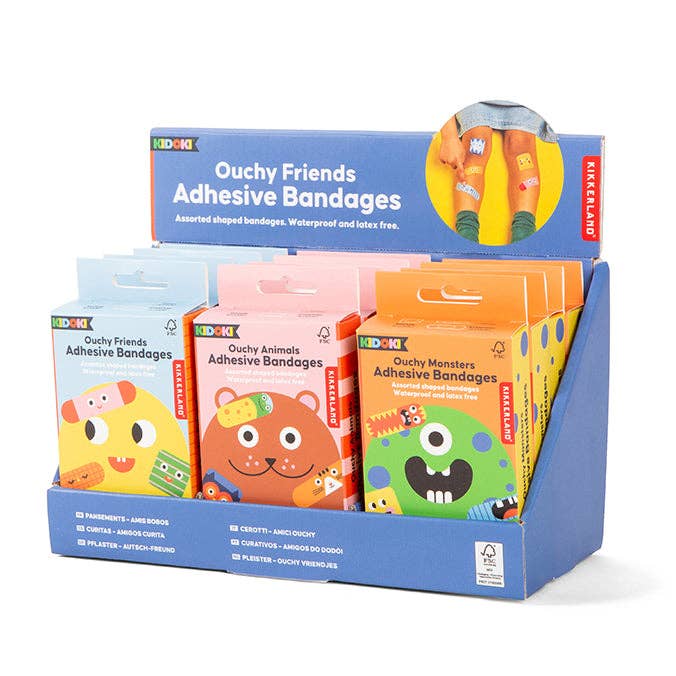 Kikkerland OuchyFriend Adhesive Bandage