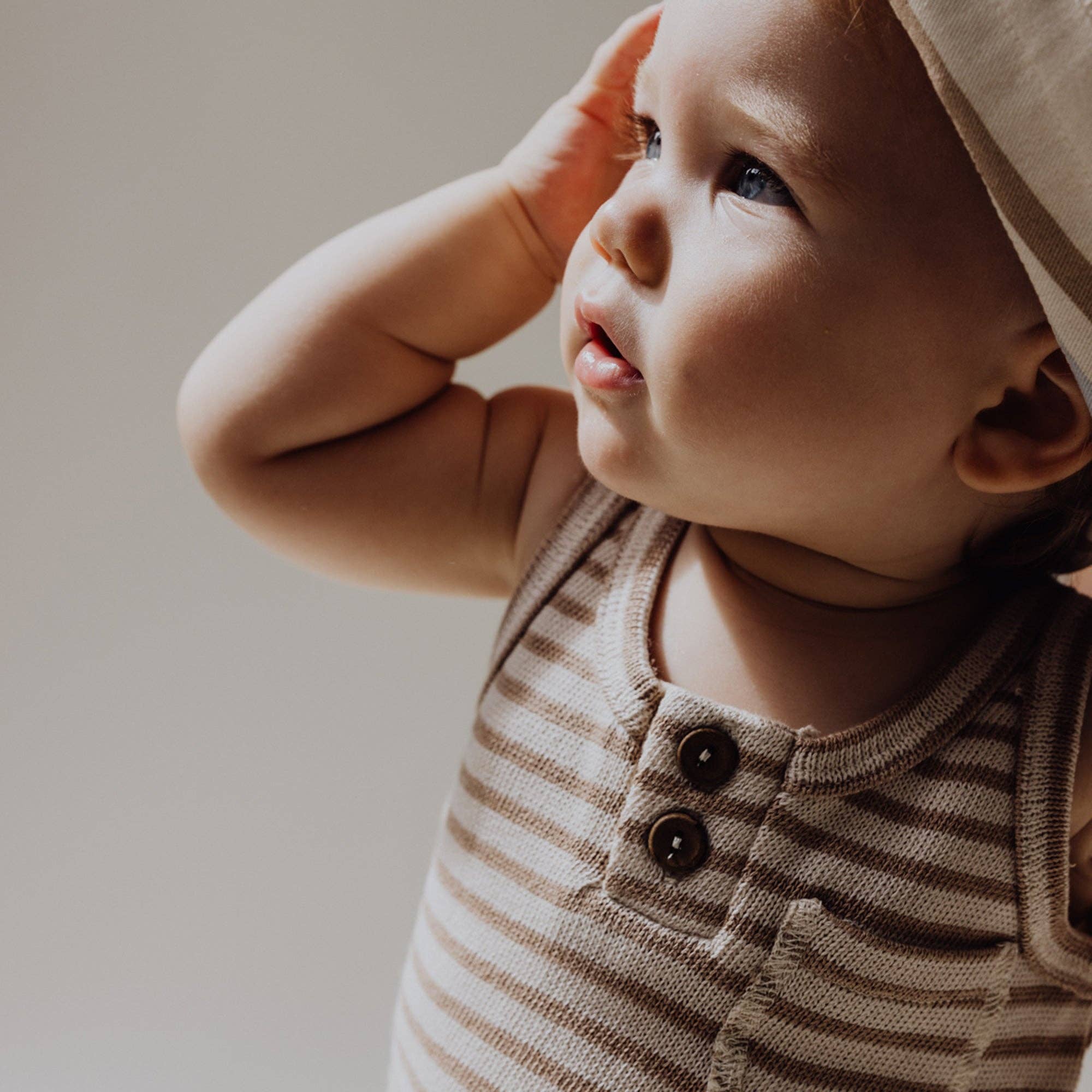 Finch & Fable Baby Tank Top | Bronze Stripe