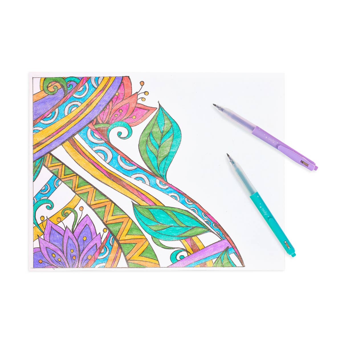 OOLY Oh My Glitter! Retractable Glitter Gel Pens |Set of 12